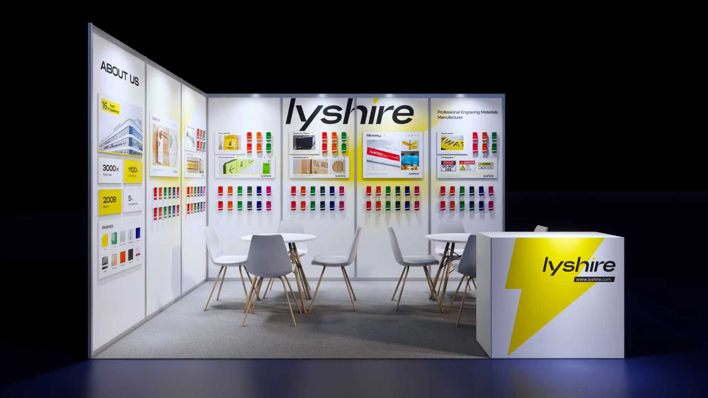 Lyshire представит инновационные двухцветные листы на выставке Saudi Signage & Labeling Expo 2026 в Эр-Рияде